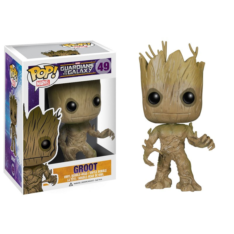 Funko POP! Guardians of the Galaxy Movie - Vinyl Bobble - GROOT #49