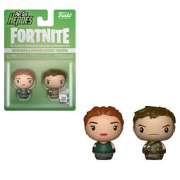 Funko Pint Size Heroes Vinyl Figures - Fortnite 2-Pack - PATHFINDER & HIGHRISE ASSAULT TROOPER