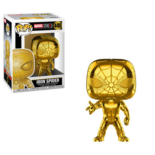 Funko POP! Marvel Studios 10 Vinyl Figure - IRON SPIDER (Gold Chrome)