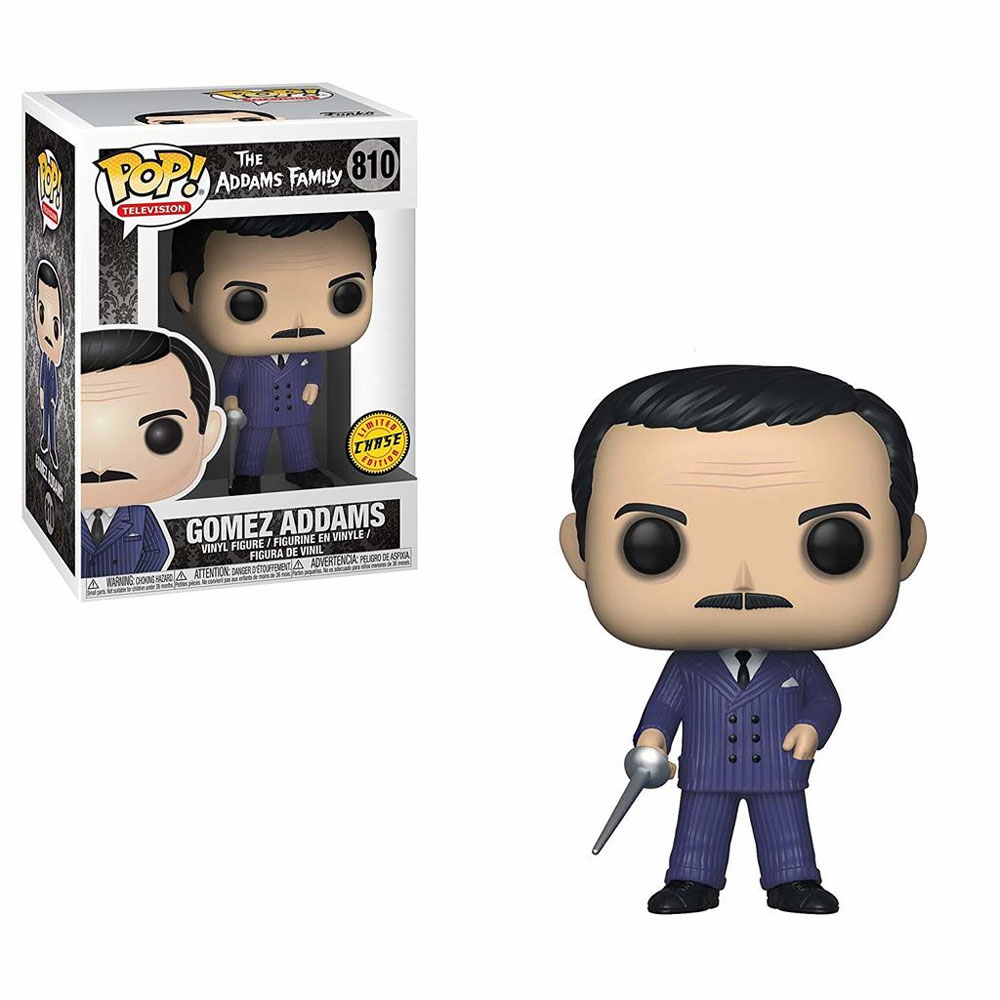 Funko POP! Television - The Addams Family Vinyl Figure - GOMEZ with Sword *Chase* #810