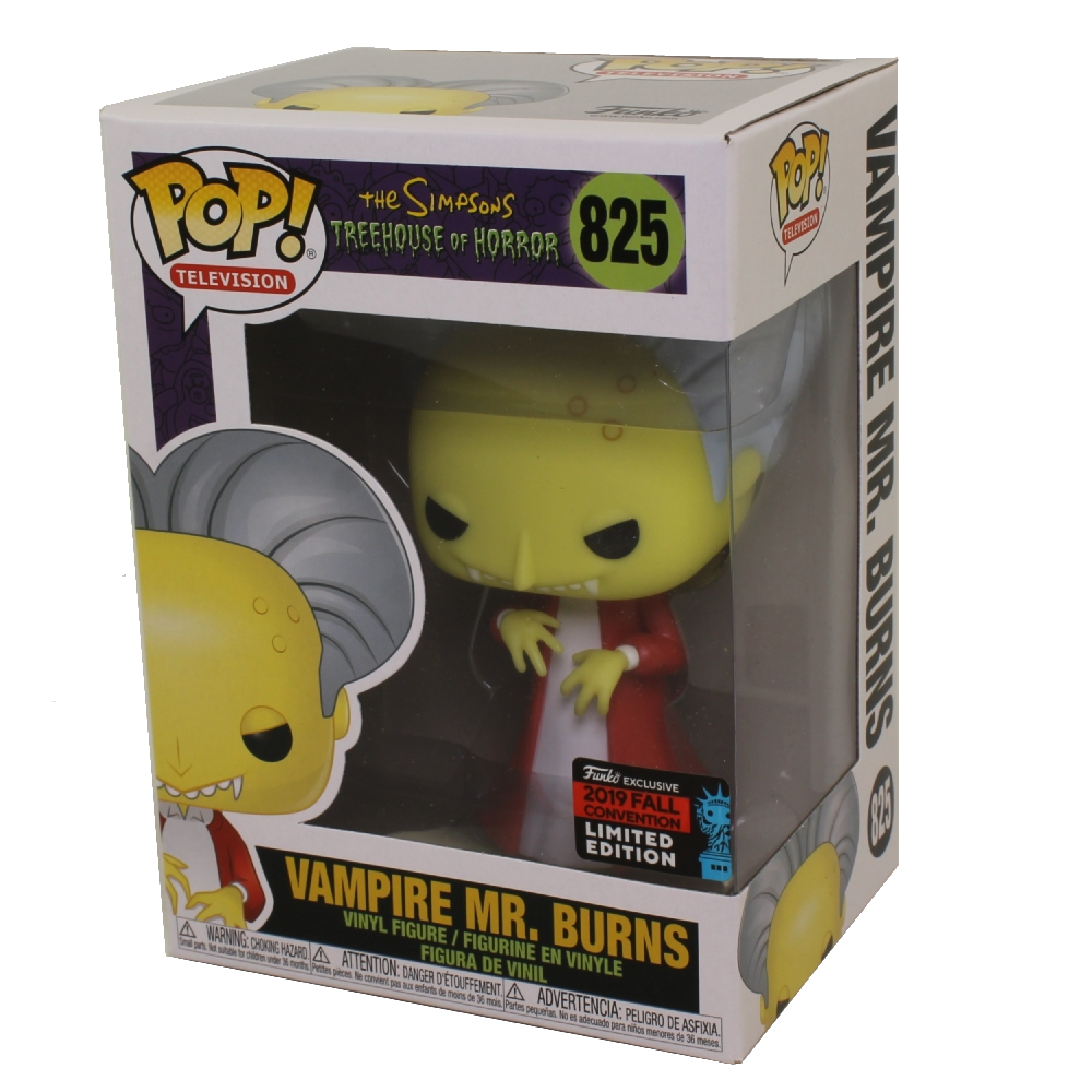 Funko POP! The Simpsons Treehouse of Horror Vinyl Figure - VAMPIRE MR. BURNS #825 *2019 Exclusive*