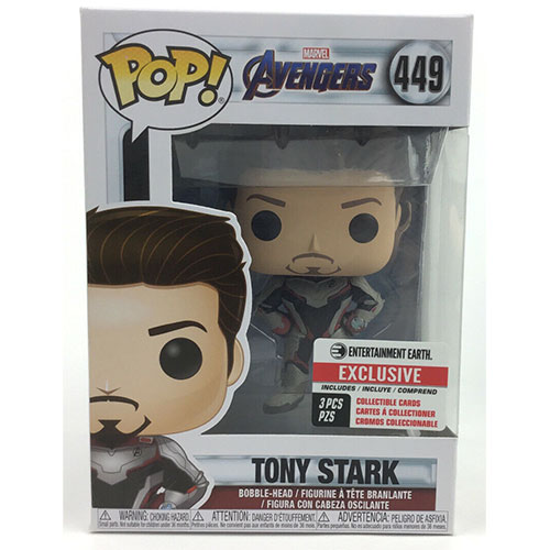 Marvel Avengers Endgame Vinyl Bobble Figure - TONY STARK #449 *Exclusive*: BBToyStore.com - Toys, Trading Cards, Action Figures & Games online retail store shop sale