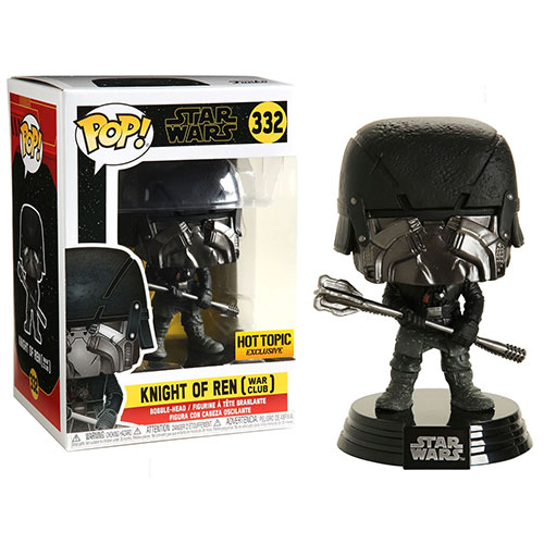 Funko POP! Star Wars Episode 9 Vinyl Bobble Figure - KNIGHT OF REN (War Club) #332 *Exclusive*