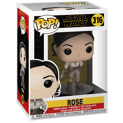 Funko POP! Star Wars Episode 9 Rise of Skywalker Vinyl Bobble Figure - ROSE #316
