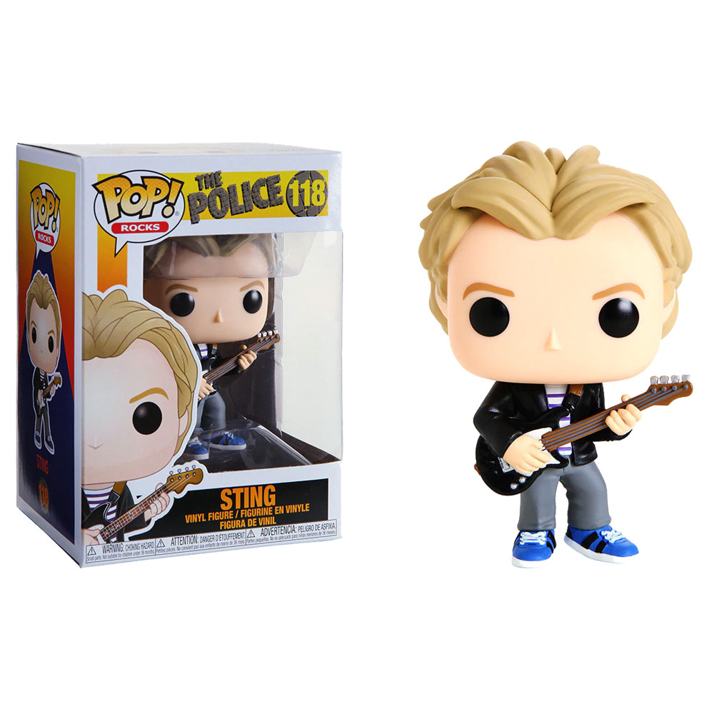 Funko POP! Rocks - The Police Vinyl Figure - STING #118