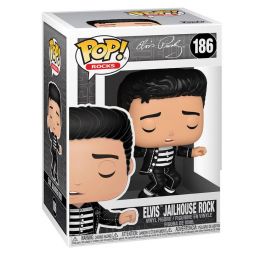 Funko POP! Rocks Vinyl Figure - ELVIS JAILHOUSE ROCK #186