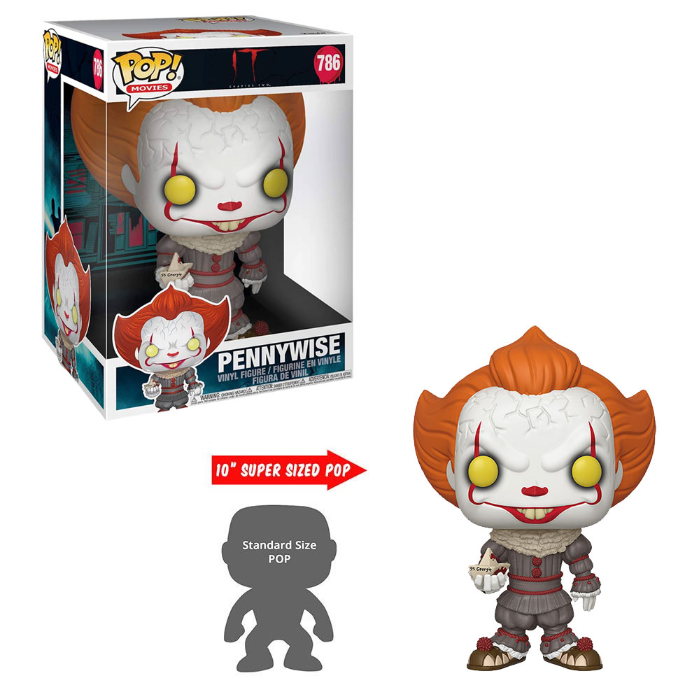 Funko POP! Movies - Stephen King's It: Chapter 2 Vinyl Figure - PENNYWISE (Super Sized - 10 inch)