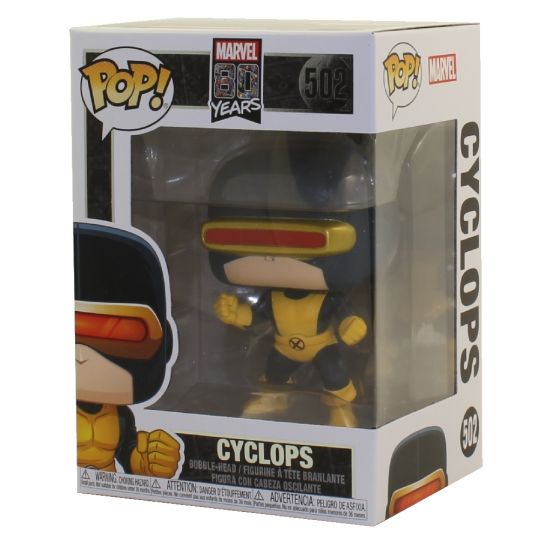 Funko Pop Cyclops First Appearance Vinyl Action Figure #502 Marvel 80 Years 