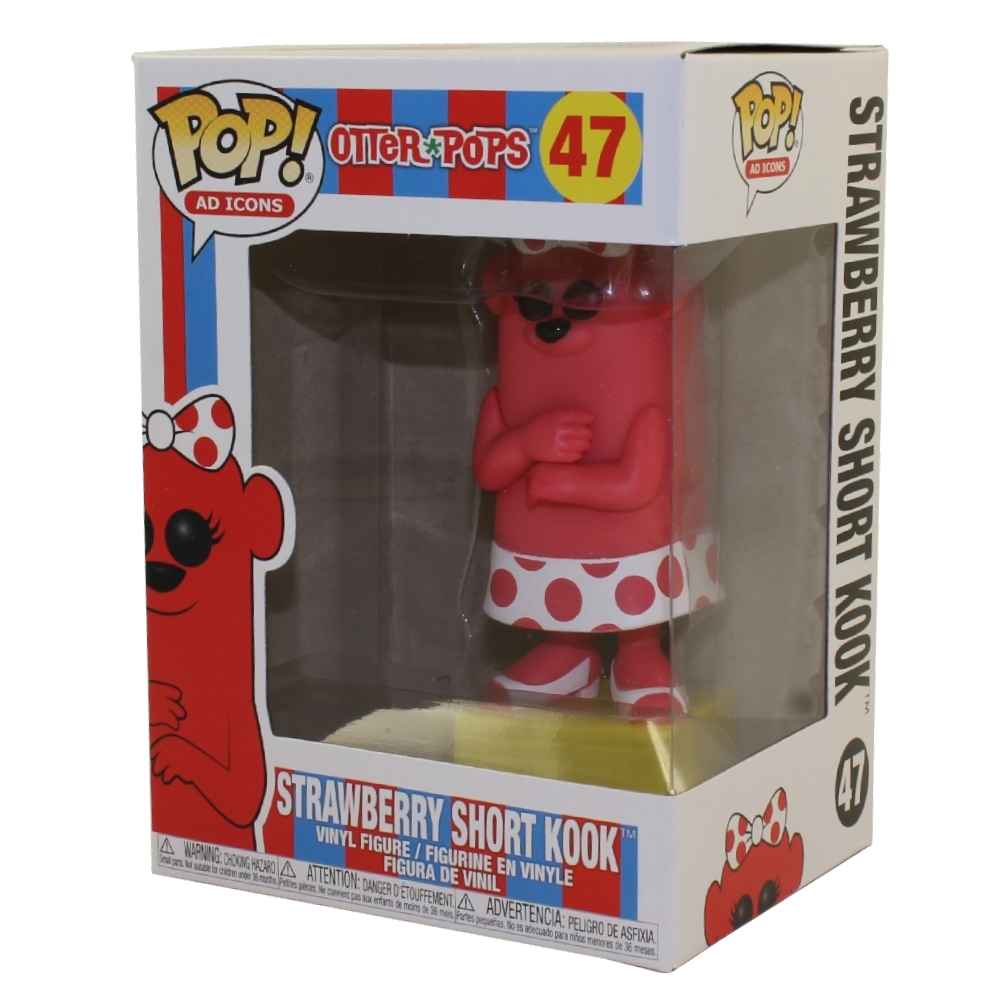 Funko POP! Ad Icons - Otter Pops Vinyl Figure - STRAWBERRY SHORT KOOK #47