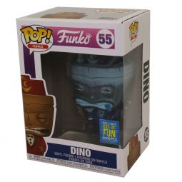 Funko POP! Spastik Plastik Vinyl Figure - DINO (Blue) #55 *Funko Box of Fun Exclusive* Funko POP! Spastik Plastik Vinyl Figure - DINO (Blue) #55 *Funko Box of Fun Exclusive*