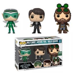 Funko POP! Artemis Fowl Vinyl Figure 3-Pack - HOLLY SHORT, ARTEMIS FOWL & MULCH DIGGEMS *Exclusive*