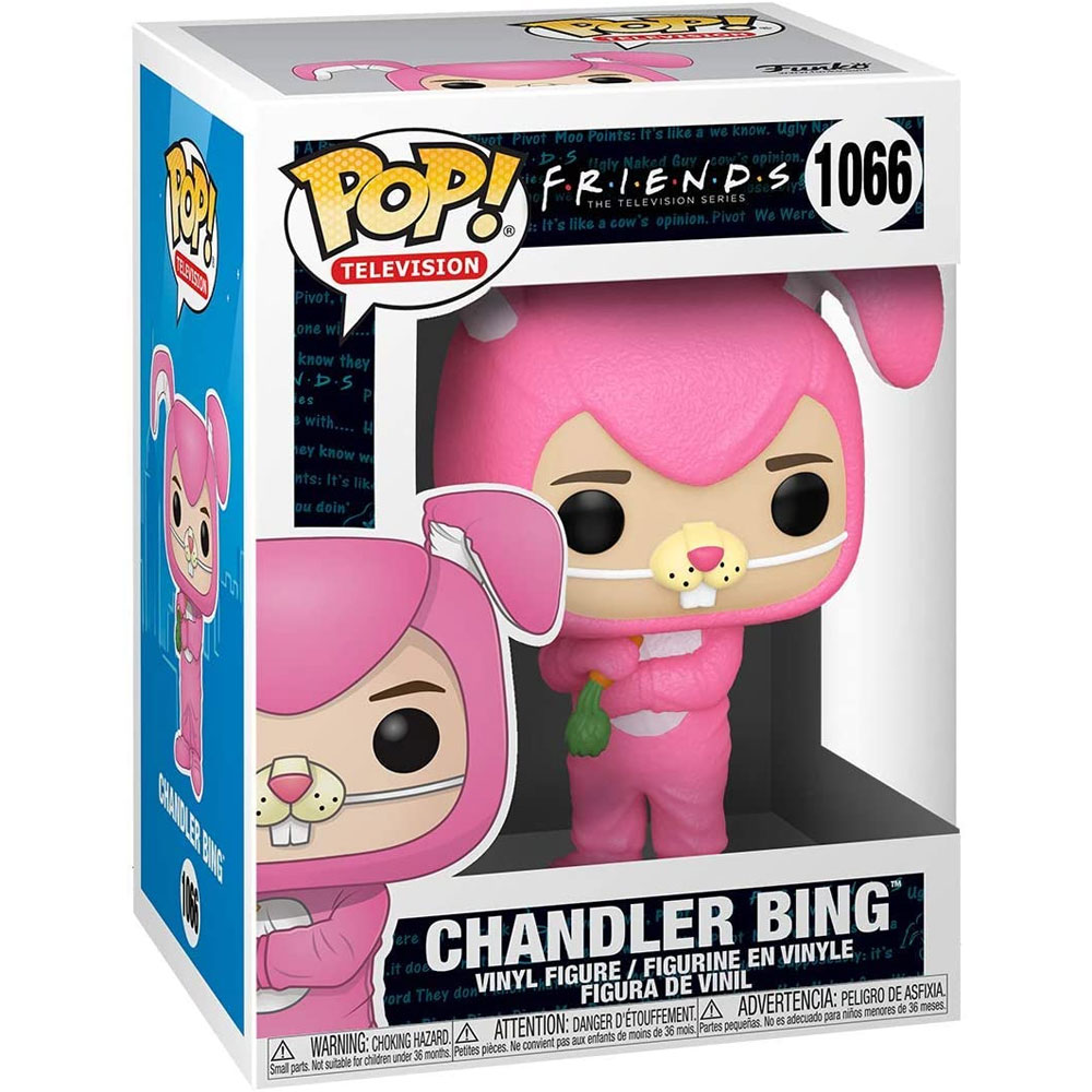 Funko POP! Television - Friends S3 Vinyl Figure - CHANDLER BING (Bunny) #1066