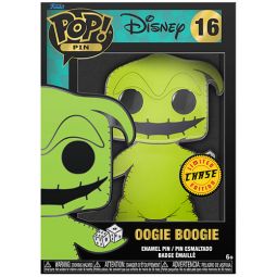 Funko POP! Nightmare Before Christmas (Disney) Enamel Pin - OOGIE BOOGIE #16 (Green GLOW) *CHASE*