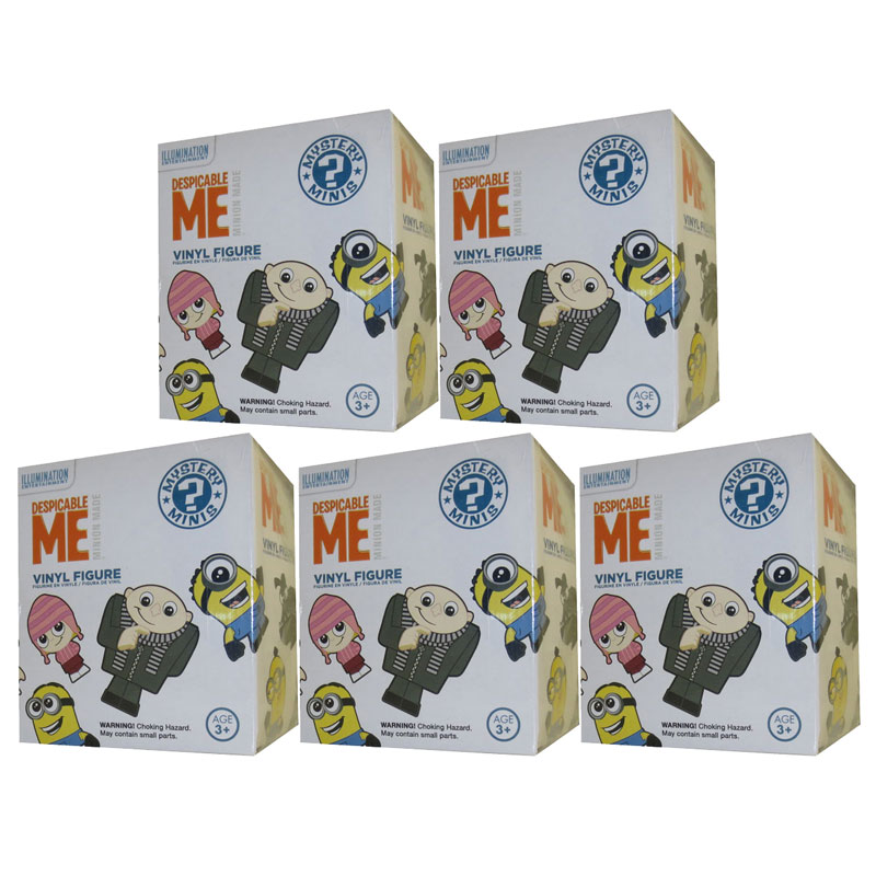 Funko Mystery Minis Vinyl Figure - Despicable Me - Blind Packs (5 Pack Lot)