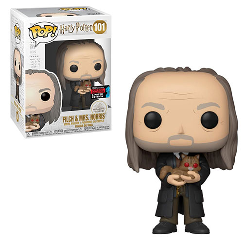 Funko POP! Movies - Harry Potter Vinyl Figure - FILCH & MRS. NORRIS #101 *Exclusive*