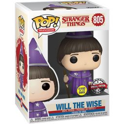 Funko POP! Television Stranger Things Vinyl Figure - WILL THE WISE [Glow in Dark] #805 *Exclusive*