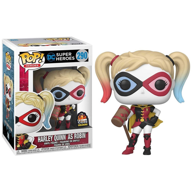 Funko POP! Heroes - DC Comics Vinyl Figure - HARLEY QUINN AS ROBIN #290 *Exclusive*