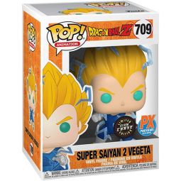 Funko POP! Animation - Dragonball Z Vinyl Figure - SUPER SAIYAN 2 VEGETA #709 *GLOW CHASE EXCL* Funko POP! Animation - Dragonball Z Vinyl Figure - SUPER SAIYAN 2 VEGETA #709 *GLOW CHASE EXCL*