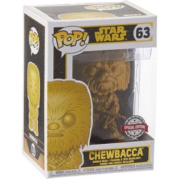 Funko POP! Star Wars Vinyl Bobble-Head Figure - CHEWBACCA [Metallic Gold] #63 *Exclusive*