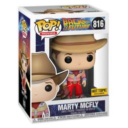 Funko POP! Movies Back to the Future Vinyl Figure - MARTY MCFLY (Cowboy) #816 *Exclusive* Funko POP! Movies Back to the Future Vinyl Figure - MARTY MCFLY (Cowboy) #816 *Exclusive*