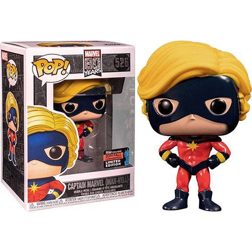 Funko POP! Marvel 80th Anniversary Vinyl Bobble Figure - CAPTAIN MARVEL (Mar-Vell) #526 *Exclusive*