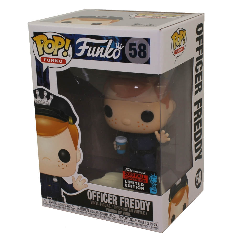 Funko POP! Spastik Plastik Vinyl Figure - OFFICER FREDDY (NYPD) #58 *2019 Fall Convention Exclusive*