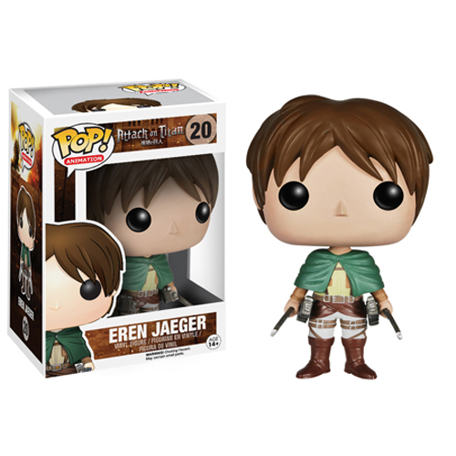 attack on titan pop vinyl eren