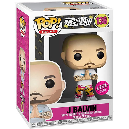 Funko POP! Rocks Vinyl Figure - J BALVIN #136 *Exclusive*