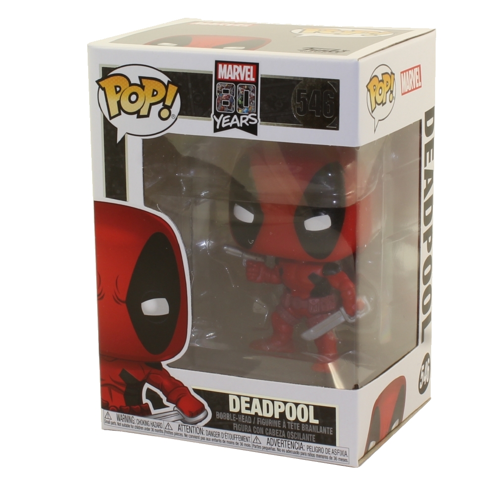 Funko POP! Marvel's 80th Anniversary S3 Vinyl Bobble Figure - DEADPOOL (1st Appearance) #546