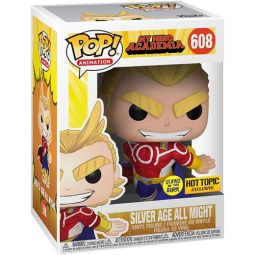 Funko POP Animation My Hero Academia Vinyl Figure - SILVER AGE ALL MIGHT (Glow) #608 *Exclusive*