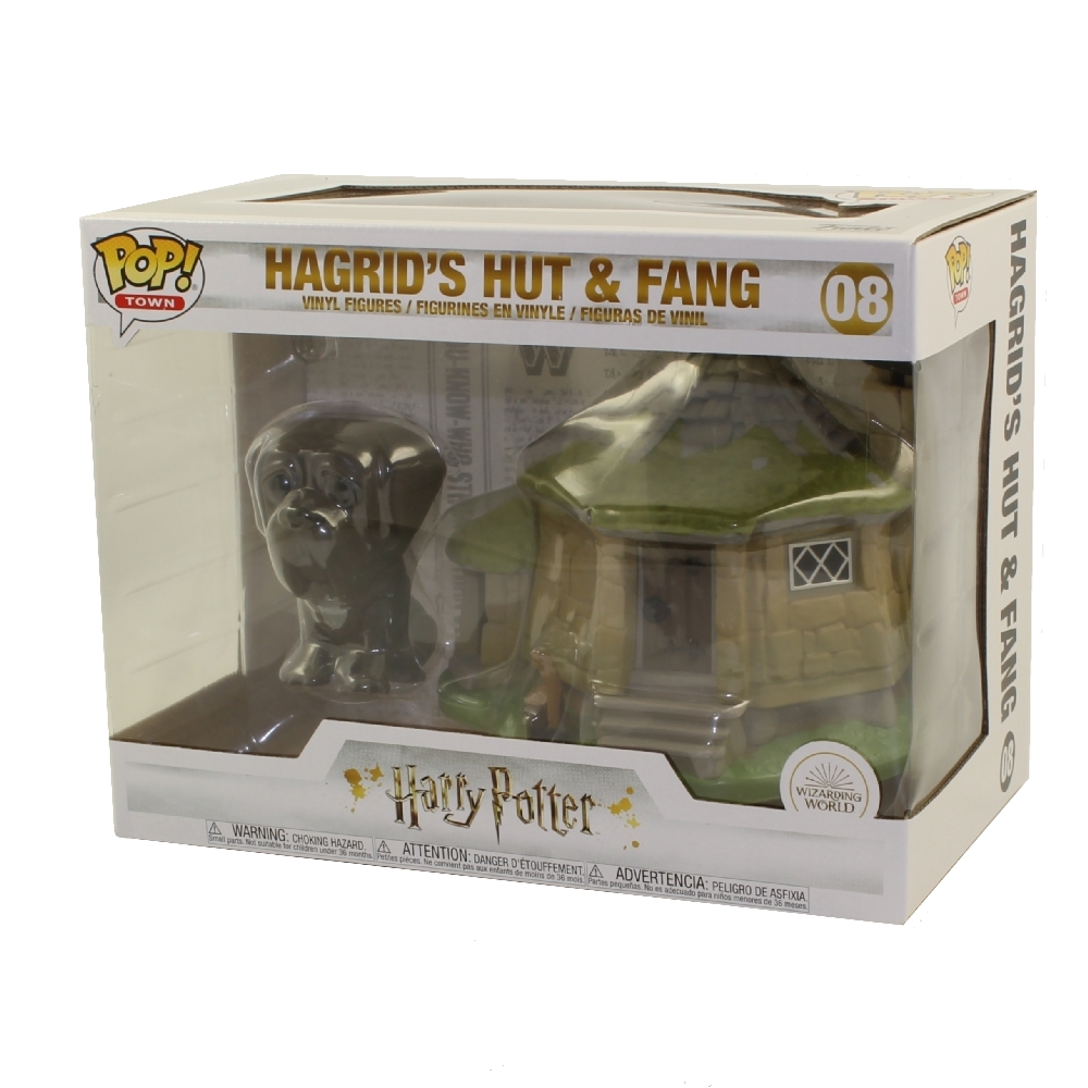 Funko POP! Town - Harry Potter Vinyl Figure Set - HAGRID'S HUT w/ Fang #08