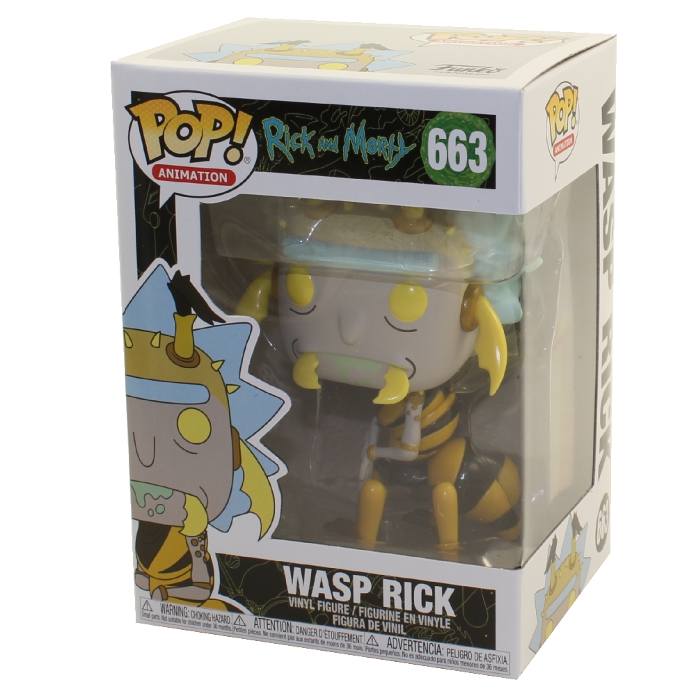 Funko POP! Animation Vinyl Figure - Rick & Morty S7 - WASP RICK #663