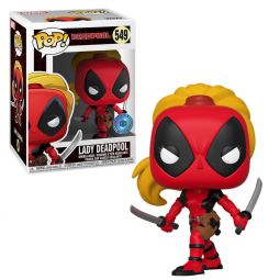 Funko POP! Marvel Vinyl Bobble-Head - LADY DEADPOOL #549 *Pop in a Box Exclusive* Funko POP! Marvel Vinyl Bobble-Head - LADY DEADPOOL #549 *Pop in a Box Exclusive*
