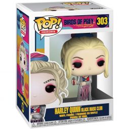 Funko POP! Heroes - Birds of Prey Vinyl Figure - HARLEY QUINN (Black Mask Club) #303 Funko POP! Heroes - Birds of Prey Vinyl Figure - HARLEY QUINN (Black Mask Club) #303