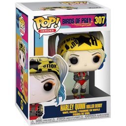 Funko POP! Heroes Birds of Prey Vinyl Figure - HARLEY QUINN (Roller Derby) #307