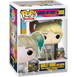 Funko POP! Heroes Birds of Prey Vinyl Figure - HARLEY QUINN AND BEAVER #308