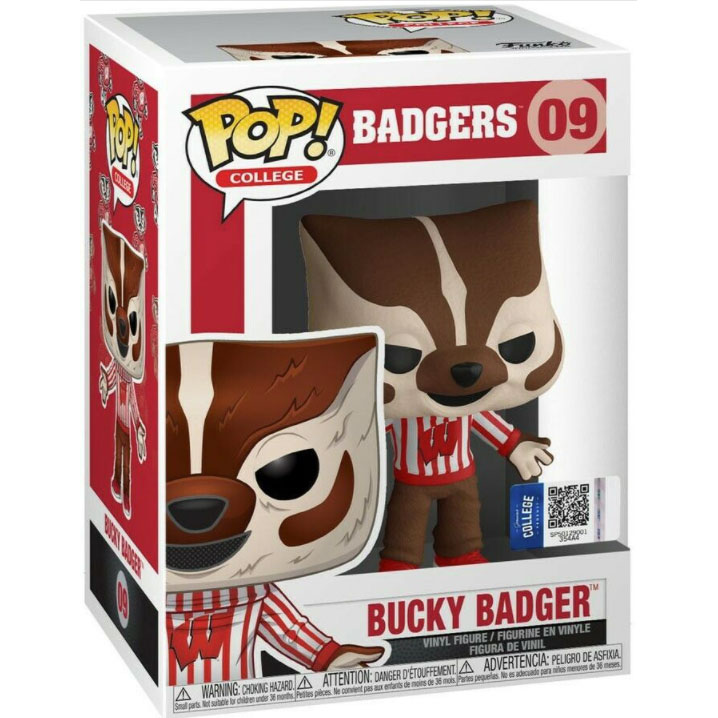 Funko POP! College Mascots Vinyl Figure - BUCKY BADGER (University of Wisconsin) #09