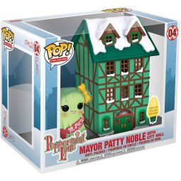 Funko POP! Town Christmas - Peppermint Lane Vinyl Figure Set - MAYOR PATTY NOBLE with City Hall #04