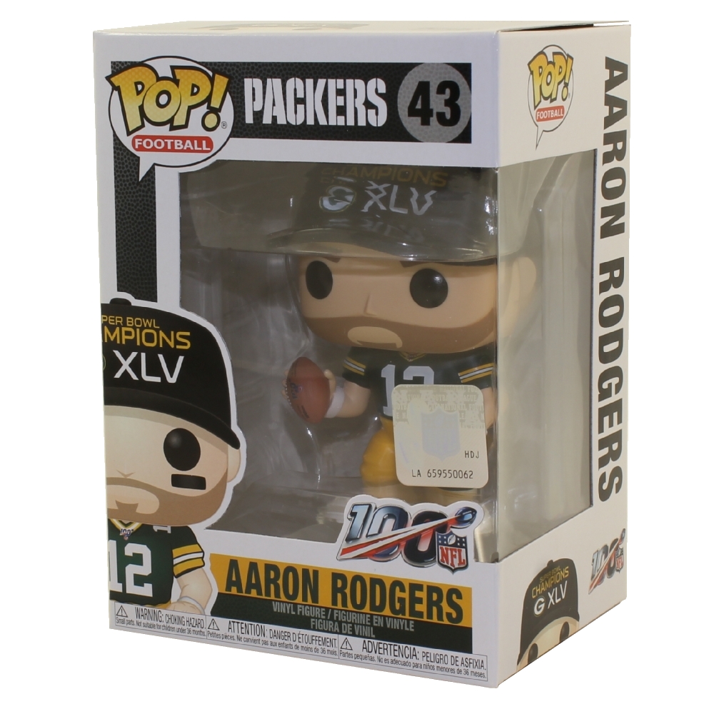 Funko POP! NFL Wave 6 Vinyl Figure - AARON RODGERS (Packers)(Super Bowl XLV Champions) #43
