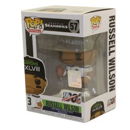 Funko POP! NFL Wave 6 Vinyl Figure - RUSSELL WILSON (Seahawks) #57 (Super Bowl XLVIII Champions) Funko POP! NFL Wave 6 Vinyl Figure - RUSSELL WILSON (Seahawks) #57 (Super Bowl XLVIII Champions)