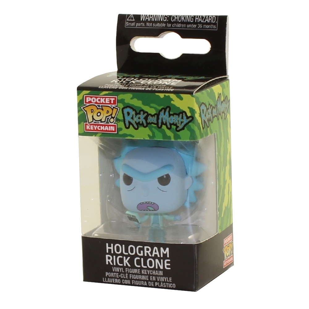 Funko Pocket POP! Keychain Rick and Morty S3 - HOLOGRAM RICK CLONE (1.5 inch)