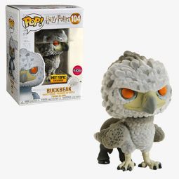 Funko POP! Movies - Harry Potter Vinyl Figure - BUCKBEAK (Orange Eyes)(Flocked) #104 *Exclusive*