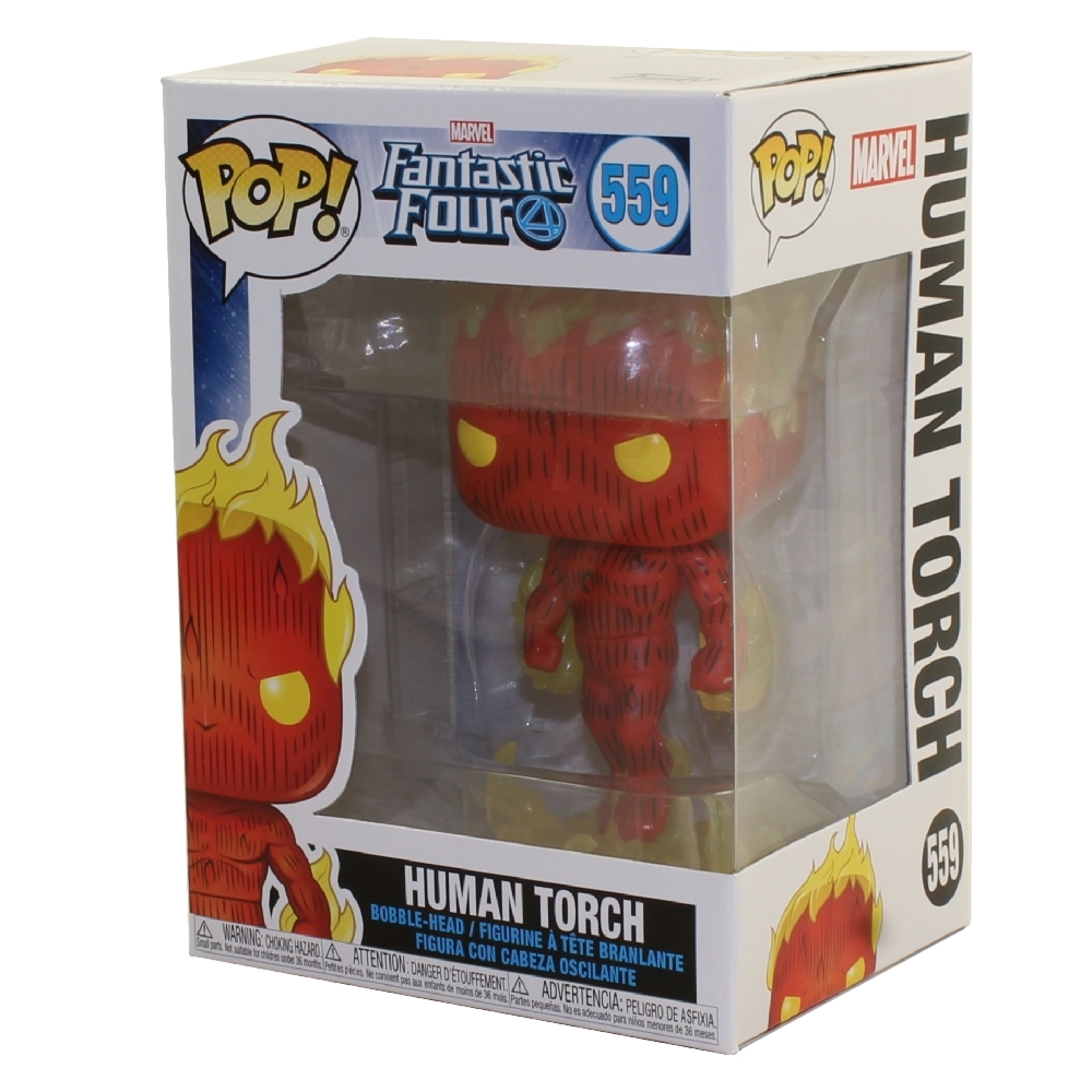 Funko POP! Marvel - Fantastic Four Vinyl Bobble Figure - HUMAN TORCH #559