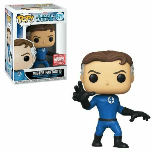 Funko POP! Marvel - Fantastic Four Vinyl Bobble Figure - MISTER FANTASTIC #571 *MVCC Exclusive*