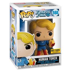 Funko POP! Marvel - Fantastic Four Vinyl Bobble Figure - HUMAN TORCH #569 *Exclusive* Funko POP! Marvel - Fantastic Four Vinyl Bobble Figure - HUMAN TORCH #569 *Exclusive*