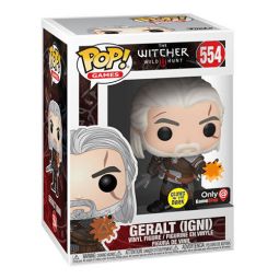 Funko POP! Games Witcher 3 Wild Hunt Vinyl Figure - GERALT [Igni](Glow in Dark) #554 *Exclusive*