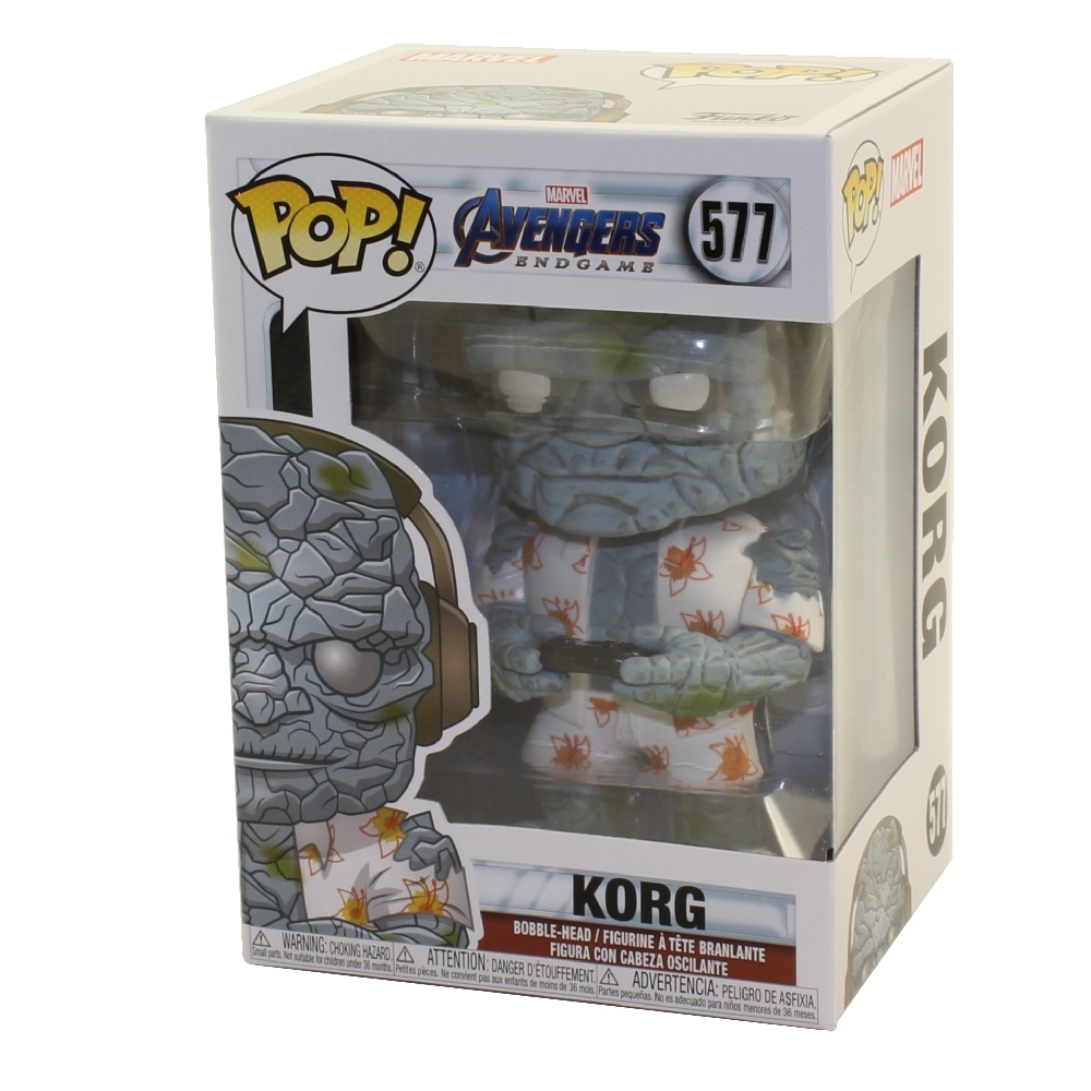 Funko POP! Marvel - Avengers: Endgame S3 Vinyl Bobble Figure - KORG (Gamer) #577