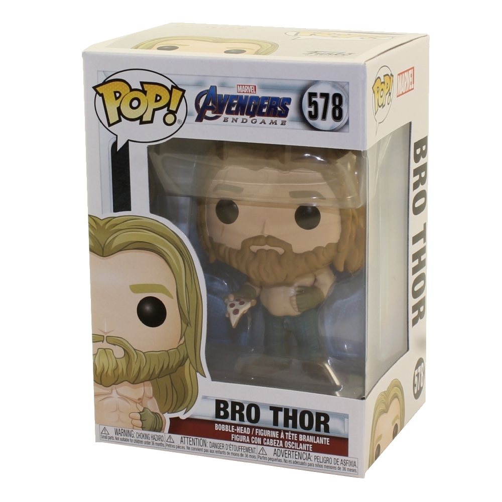 Funko POP! Marvel - Avengers: Endgame S3 Vinyl Bobble Figure - BRO THOR w/ Pizza Slice #578