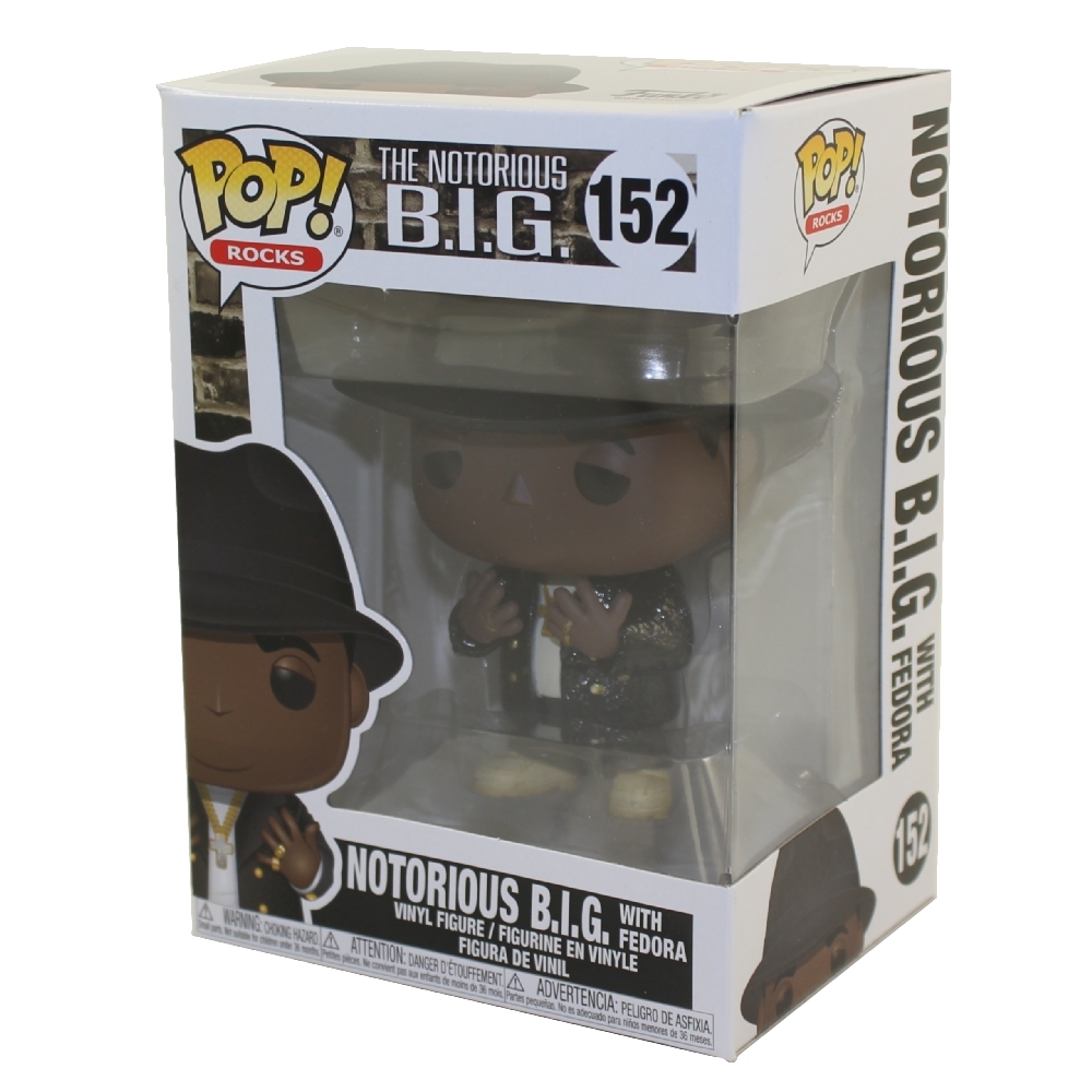 Funko POP! Rocks - Biggie Smalls Vinyl Figure - NOTORIOUS B.I.G. with Fedora #152