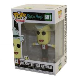Funko POP! Animation - Rick and Morty S8 Vinyl Figure - MR. POOPYBUTTHOLE (Auctioneer) #691 Funko POP! Animation - Rick and Morty S8 Vinyl Figure - MR. POOPYBUTTHOLE (Auctioneer) #691